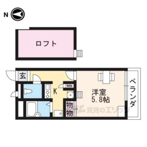 Preview floorplan of Leopalace Town D