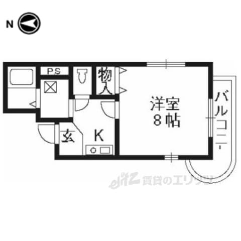 Preview floorplan of Viva Marutamachi KM 🌳