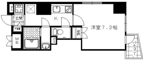 Preview floorplan of CQ Residence Kyoto Goshonishi KM 🌳