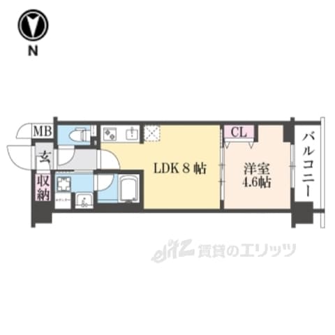 Preview floorplan of Belagio Miyabi Toji WEST