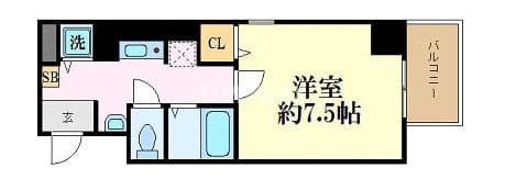 Preview floorplan of Belagio Karasuma Oike KM 🌳