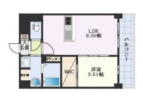 Preview floorplan of LIBTH Matsuyama II 803