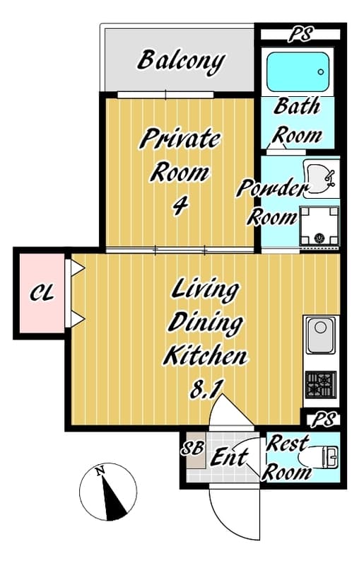 Preview floorplan of Century Showamachi KM 🌳