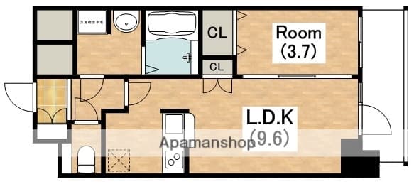 Preview floorplan of Presance Tennoji North Viale (Abeno Ward) KM 🌳