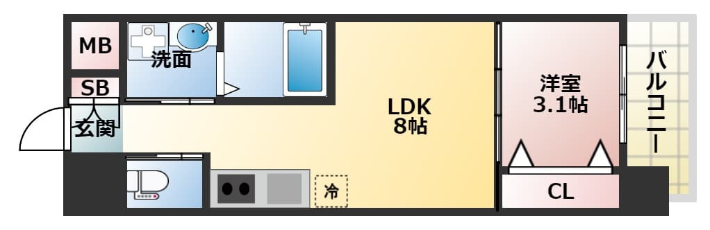 Preview floorplan of Rb LIVIAZ Sanmei Town