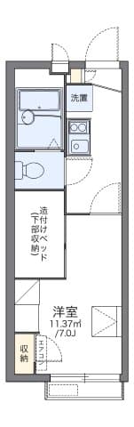 Preview floorplan of Leopalace Morikouji