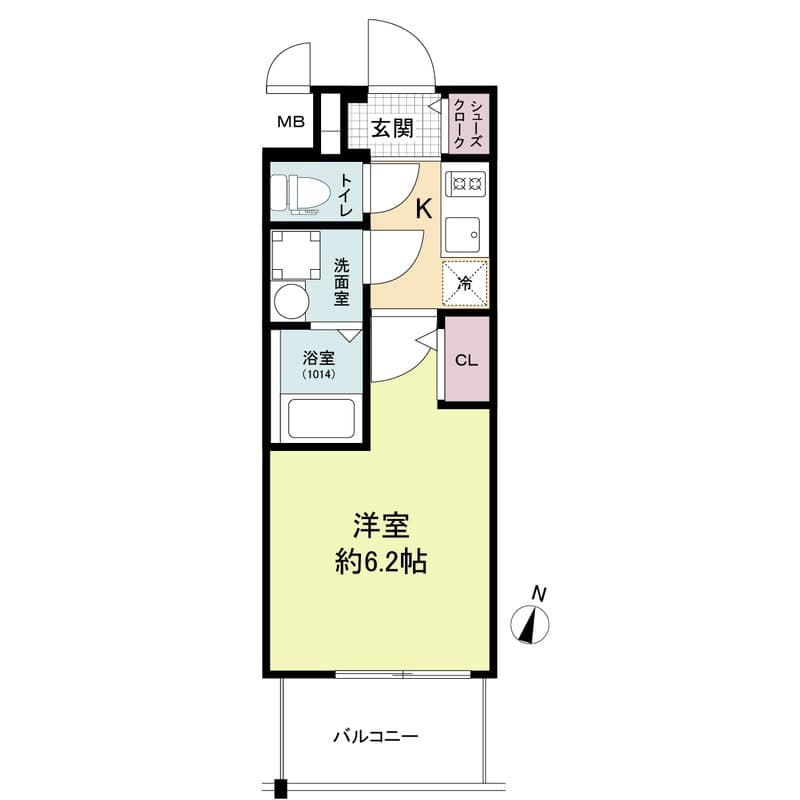Preview floorplan of Eslead Residence Osaka Fukushima City West