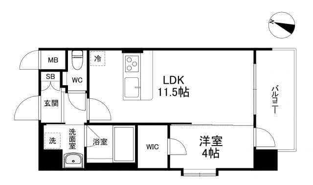 Preview floorplan of Splendid Nakanoshima DUE