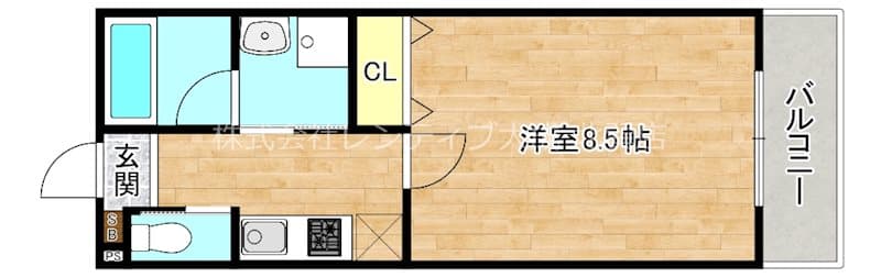 Preview floorplan of Lecrin Fukae Minami 🌳KM