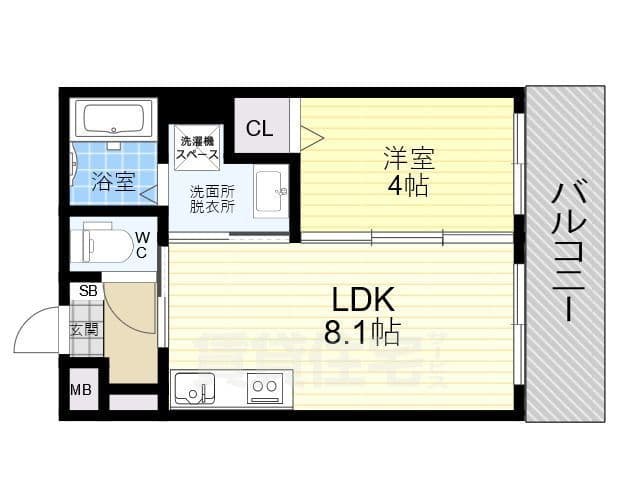 Preview floorplan of Realize Nagai Koen-dori