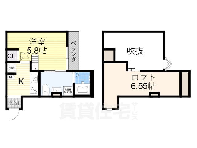 Preview floorplan of T.A Koji Higashi 2-chome 6B Building