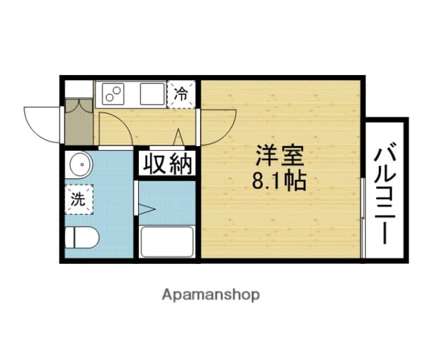 Preview floorplan of Kalmia Tsuruhashi KM 🌳