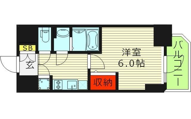 Preview floorplan of Rb Eslead Osaka Castle Kurogu