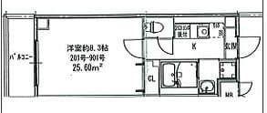 Preview floorplan of CionNISHIKUJO 901