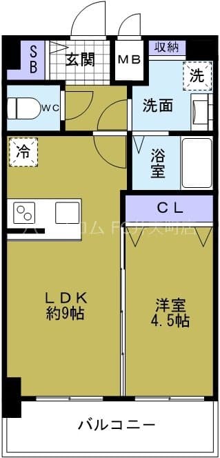 Preview floorplan of Bayside Park OSAKA North Residence