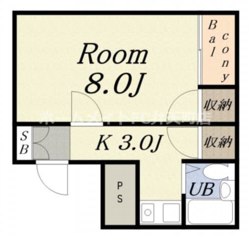 Preview floorplan of Happiness Minami Ioka KM 🌳