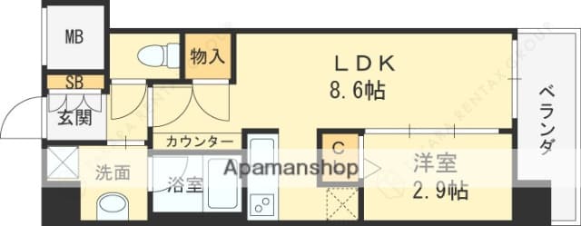 Preview floorplan of Conforia Riv Kyobashi
