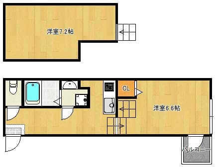 Preview floorplan of Harmony Terrace Hamaguchi Nishi