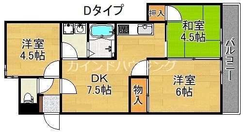 Preview floorplan of Graceheim Kamizumiyoshi