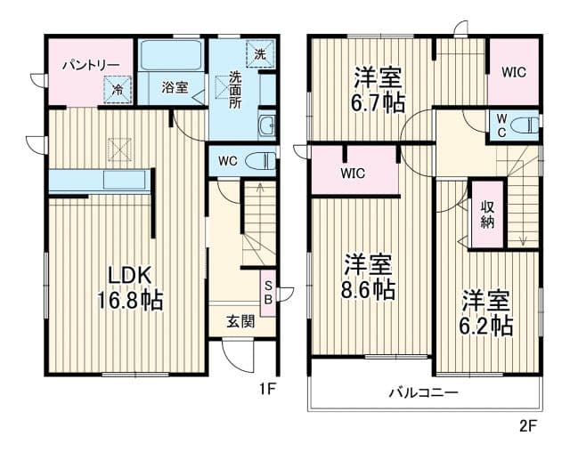 Preview floorplan of Kolet Ageo Kosho Takadani