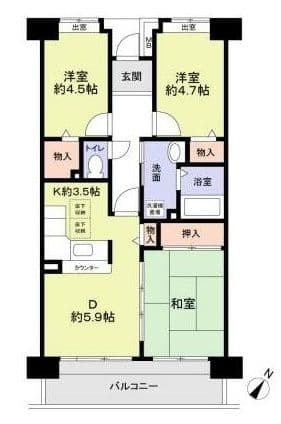 Preview floorplan of Garden Court Kiyose Building 3