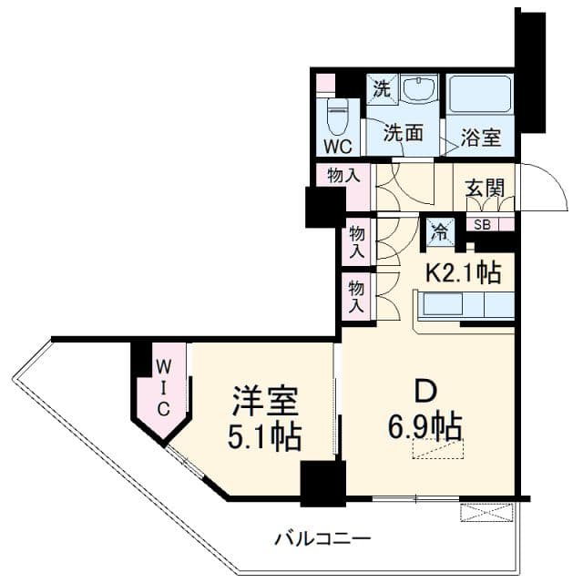 Preview floorplan of Live Tower Musashi Urawa 1601