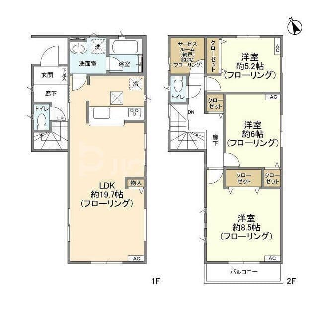 Preview floorplan of Kolet Nishi-Omiya #02