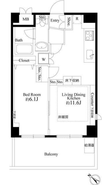 Preview floorplan of Yashio PARK SQUARE
