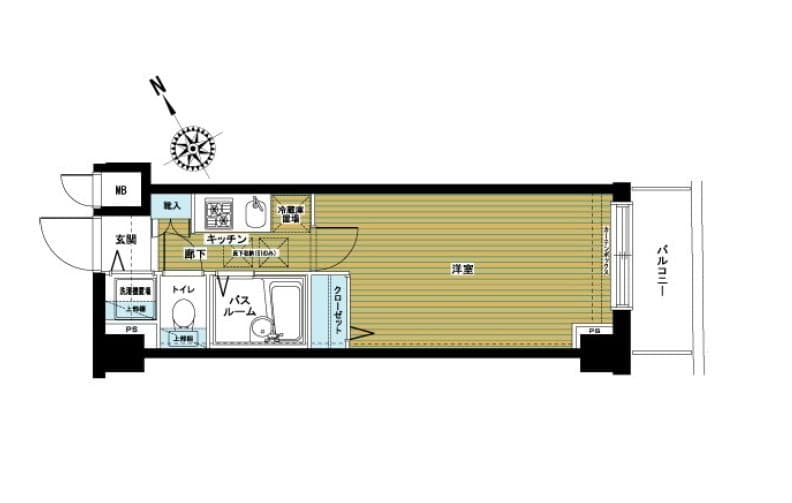 Preview floorplan of Toshin Phoenix Nihonbashi Kabutocho No. 2 Building 1003