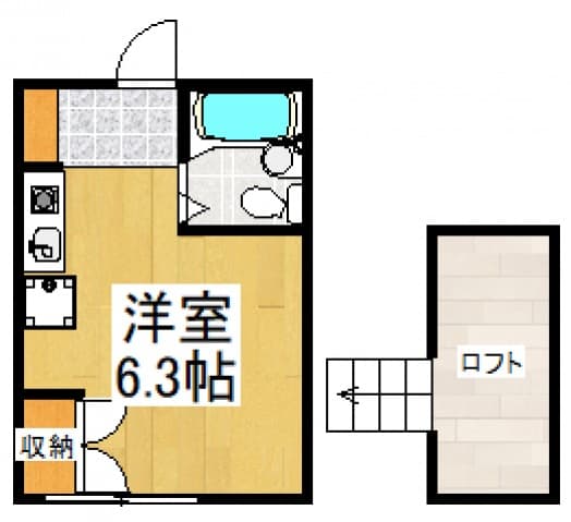Preview floorplan of Pastoral Yasaka A 205